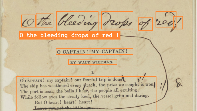 OCR/HTR Automatic Text Recognition TEKLIA